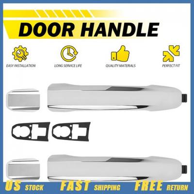 2X Exterior Door Handle For 2014- Chevrolet Silverado 1500 Chrome Right Side