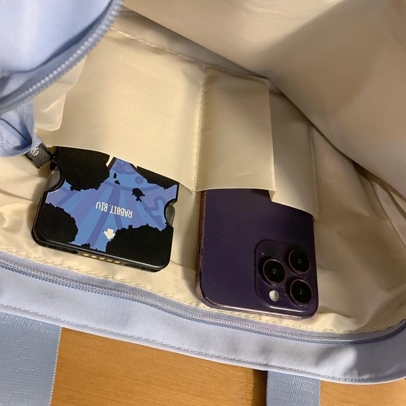 Large Capacity Shoulder Bag Student Class Book Handbag for Women