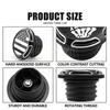 Motorcycle Skull Fuel Tank Gas Cap Cover Vented For Harley Dyna FXD Softail FLST Touring Street Electra Glide Road King 96-2022