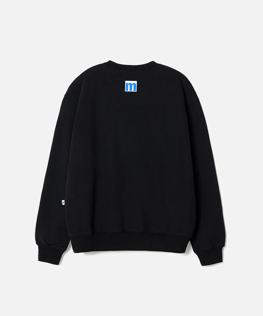 Maenhatanlekojeu Manhattan Records Classic Logo Crewneck - Black