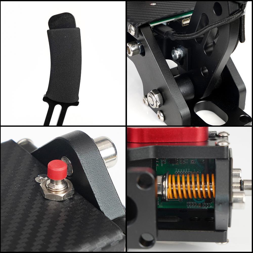 1Pcs 9 Pin USB 14Bit Handbrake For PS4/PS5 Racing Games Steering Wheel Stand G29