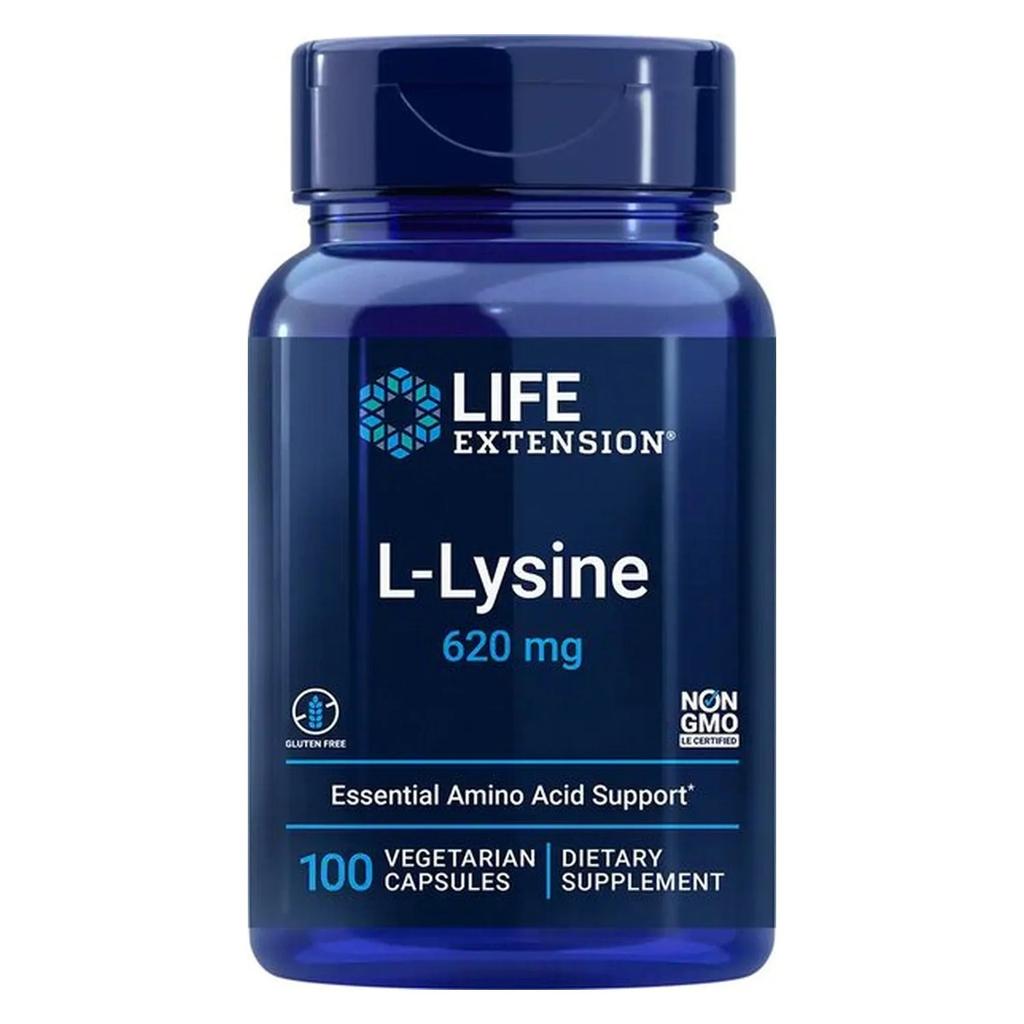 L-Lysine, 620mg - 100 vcaps