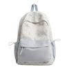 Schoolbag Simple Bear School Bag Premium Sense Backpack College Student Commuter Junior High School Girls School Bag Japanese and Korean Simple Backpa