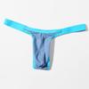 1Pc Men T-back G-string Panties Underwear Sexy Nylon Briefs Low-rise Pouch Bikinis Thongs