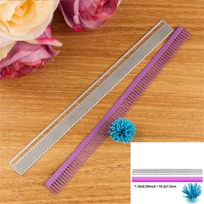 3D Spiral Flower Cutting Dies Flower Petal Quilling Strips For DIY Scrapbooking Decorative Crafts Paper Cards Making 18.2x1.5cm