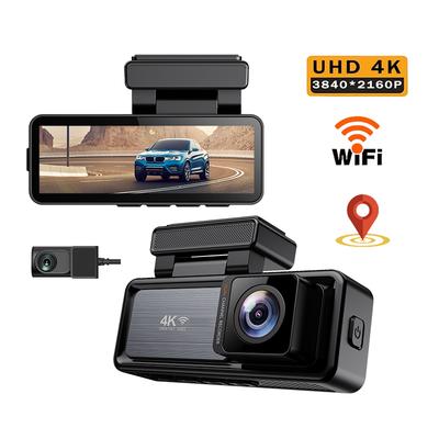4K 2160P 3.2Inch  WIFI GPS Night Vision Dual Cams Mini Hidden Car DVR Camera Dash Cam Front and Rear AHD Parking Monitor for Car
