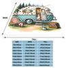 Traffic Series Camper Van Soft Flannel Blanket,Keep Warm Throw Blanket Comfortable Blanket for Picnic Bed Sofa Home Bedroom Kids