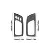 2Pcs Carbon Fiber Interior Front Door Handle Cover Trim For Lexus RX330 RX350