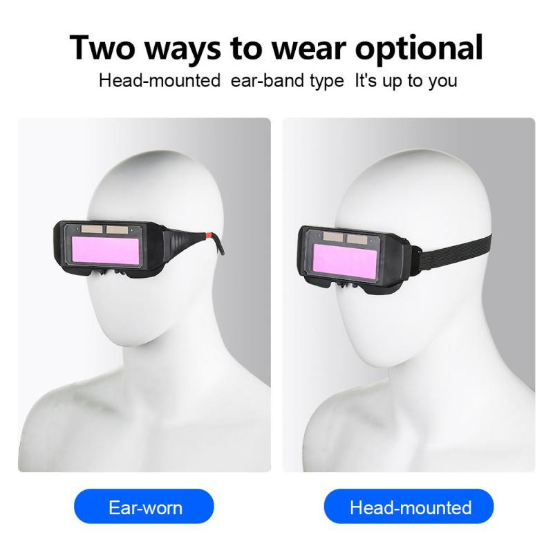 New Solar Auto Darkening Welding Glasses Welder Mask Eyes Goggle For Brazing Welding