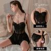 Sex underwear pure desire style sexy home suspender mesh thin perspective with chest pad uniform