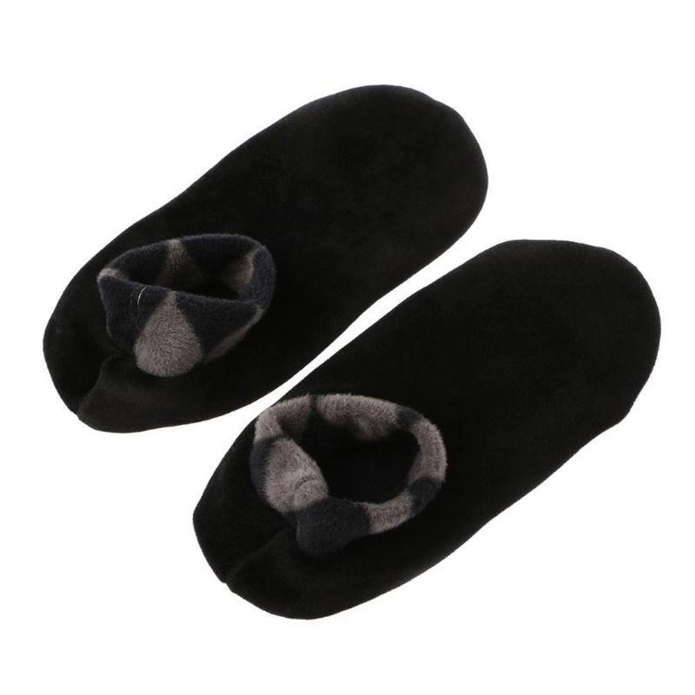 Soft Bottom Plush Thicken Non-slip Floor Socks Winter Floor Shoes Home Slippers Female Hosiery