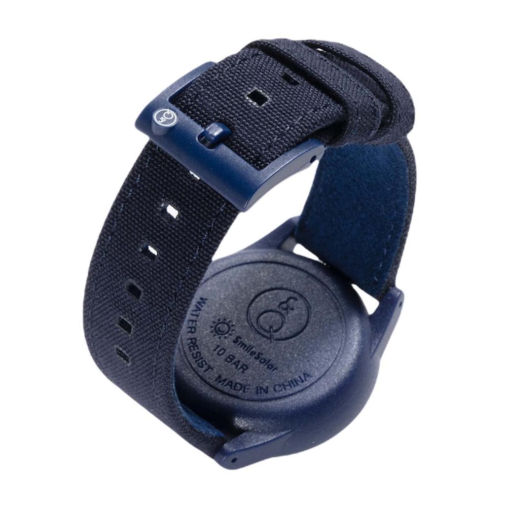 SmileSolar Smile Analog Waterproof Watch Blue Q&Q (Q&Q Solar) Solar-Powered R01A-003JK Women's