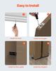 Bypass Door Hardware 5ft Bypass Closet Door Track Kit for 2 Door System