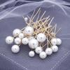 Women U-shaped Pin Rhinestone Barrette Clip Hairpins Simulated Pearl Bridal Tiara Hair Accessory Wedding Hairstyle Design Tools
