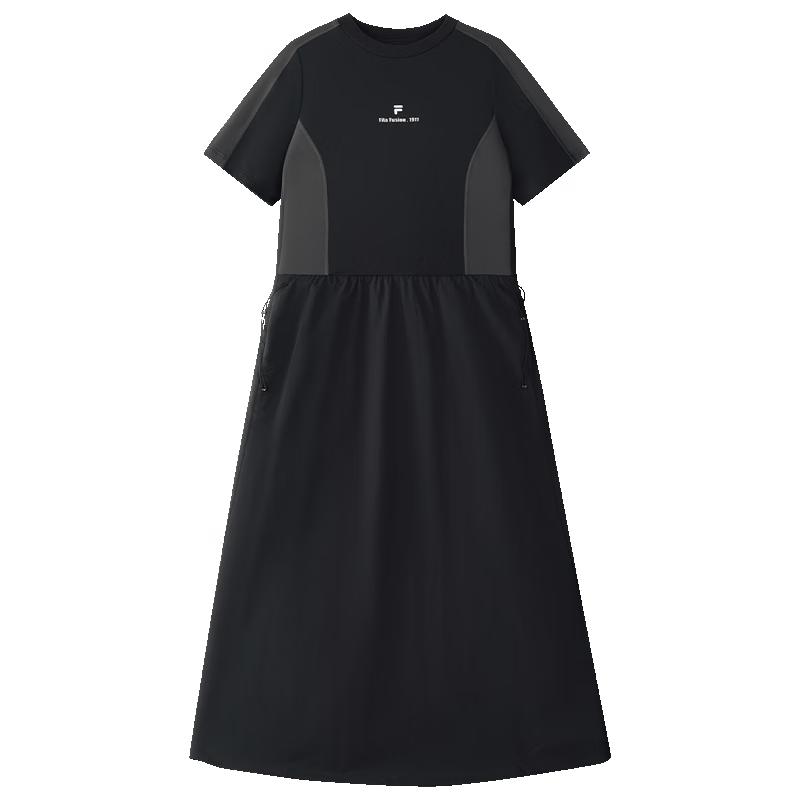 FILA FUSION Women's Spliced Long Dress