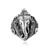 Accessories, Thai Auspicious Elephant God Elephant Buddha Elephant Men's Vintage Ring