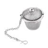 Tea Spice Strainer Seasoning Ball Mesh Herbal Ball Stainless Steel Teakettle Locking Tea Filter