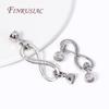18K Gold Plated Infinity Connector Lock for DIY Pearls Necklaces Bracelets Clasps For Jewelry Making Supplies Accessories