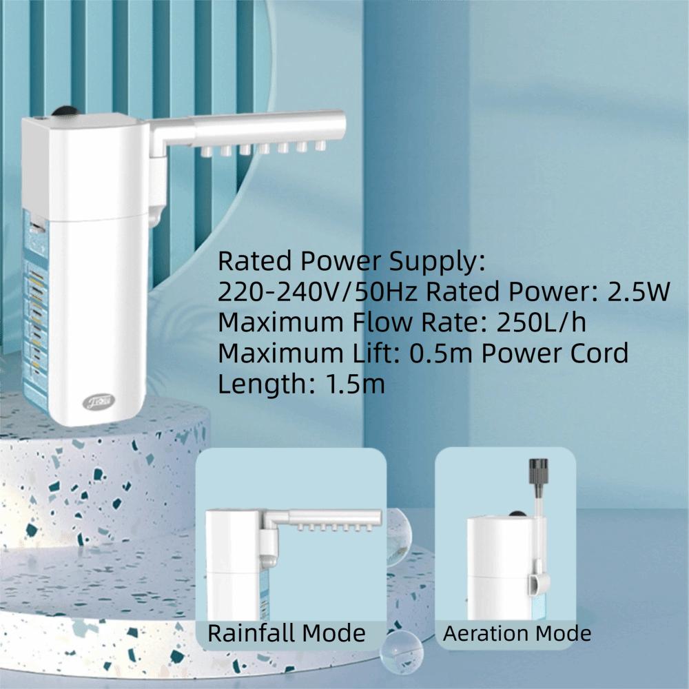 Energy Saving Fish Tank Filter Silent Water Purification Pump Oxygen Pump  Water Purification 2.5W