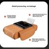New Product Car Center Console Organizer Universal Armrest Pad Leather Cover Multifunctional Cup Phone Holder Foam Cushion
