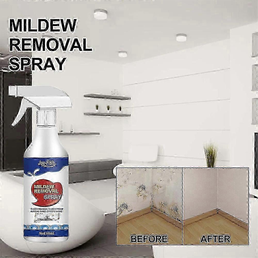 60ml Mildew Cleaning Spray Mildew Cleaner Foam Quick Remove For Kitchen Bathroom myi