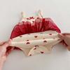 Cute Sweet Summer Baby Girl Onesies Butterfly And Heart Print Cotton Baby Mesh Skirt Bodysuit Simple Comfortable Baby Romper