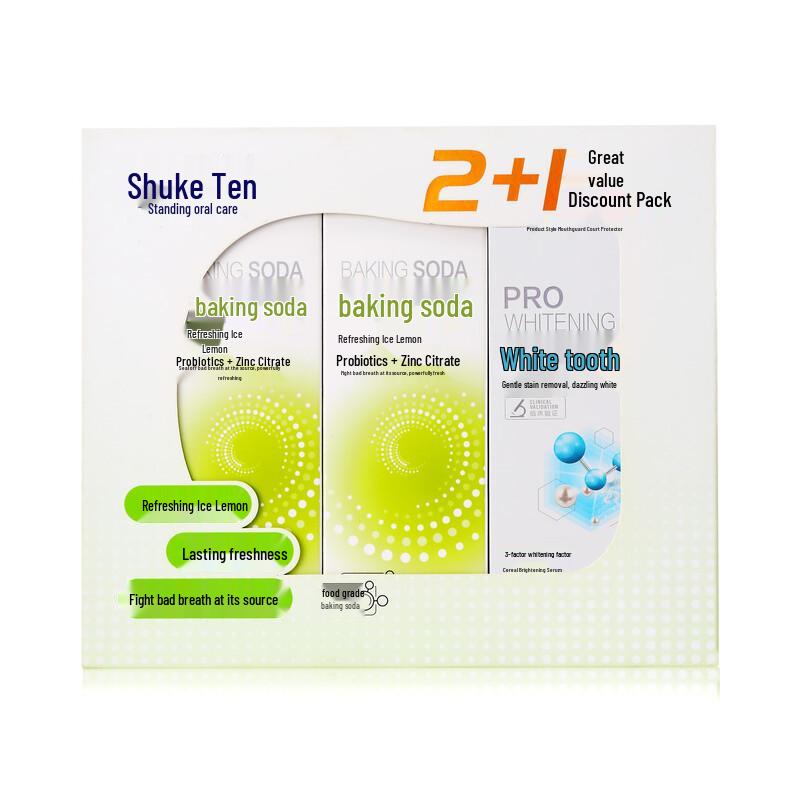 Shuke Baking Soda Toothpaste Value Pack