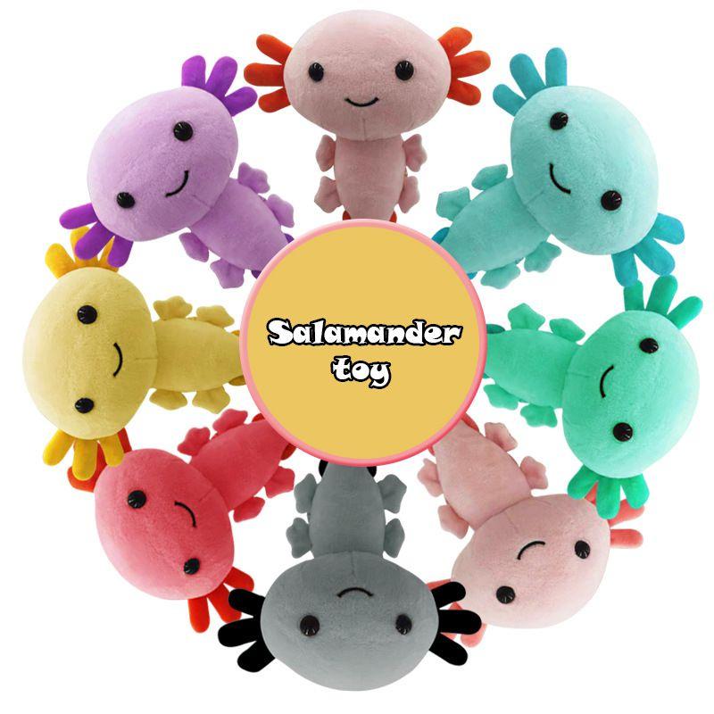 Kawaii Axolotl Plush Doll For Kids Soft And Cuddly Cartoon Character Toy Pillow