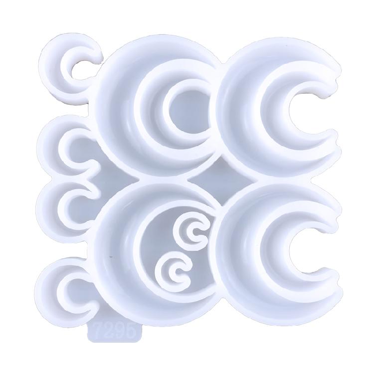 Molde de Silicone de Cristal para Colar com Furo para Fazer Joias Acessórios de Brincos de Figura Geométrica Molde