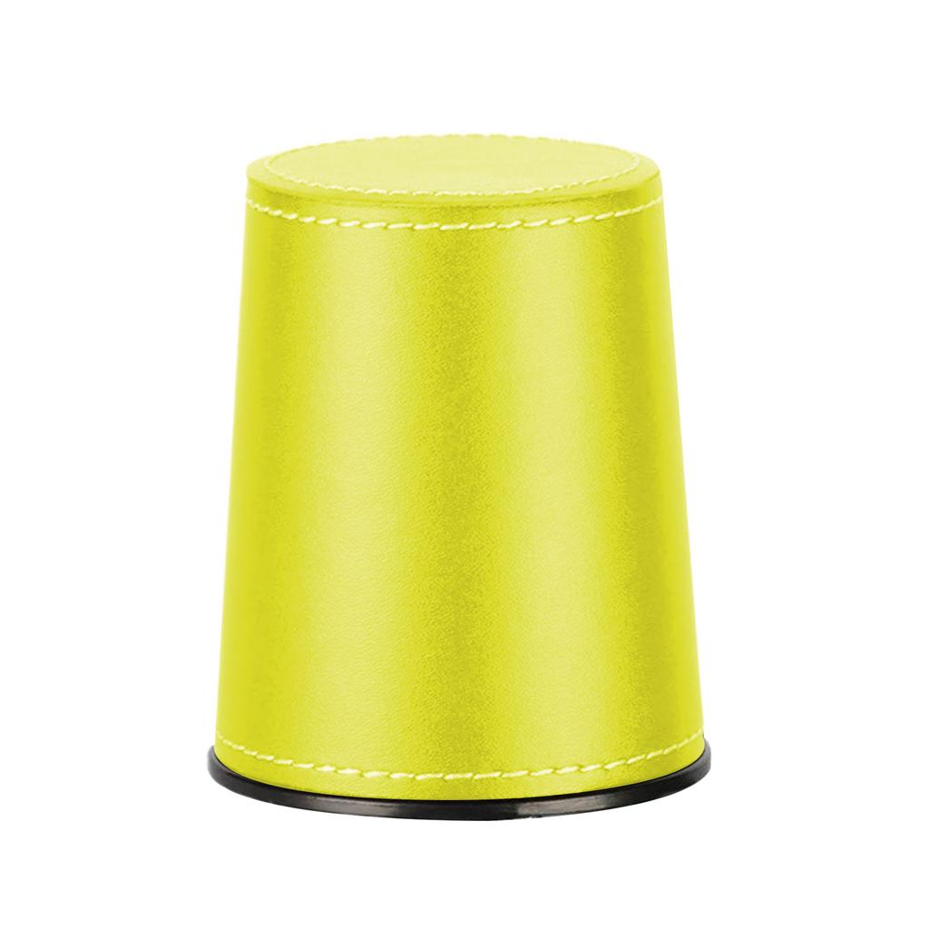 PU Leather Dice Cup Fashion Simple Dice Shaker Cup Flannel Interior Quiet Shaker Cup Clubs Entertainment Dice Cup