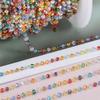 2Meters 1Meter Stainless Steel 2.5mm Crystal Beads Chain Natural Stone Beaded Chains for Necklace Bracelet Jewelry Making DIY