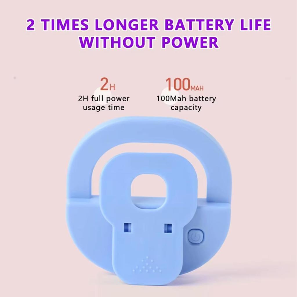 LED Selfie Ring Light, Rechargeable Mini Clip-on Phone, Tablet, Laptop, Camera Lighting with 3 Brightness Levels (White)