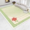 Modern Simple Chessboard Living Room Rugs Flower Girl Carpets Home Decoration Bedroom Carpet Large Area Carpets For Living Room