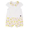 Carrement Beau Baby Girls Floral Collared Summer Babysuit