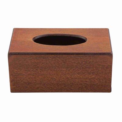 Obdélníkový box na kapesníky Přírodní elegance Dřevěný box na kapesníky do obývacího pokoje ložnice kuchyně (Světlo)