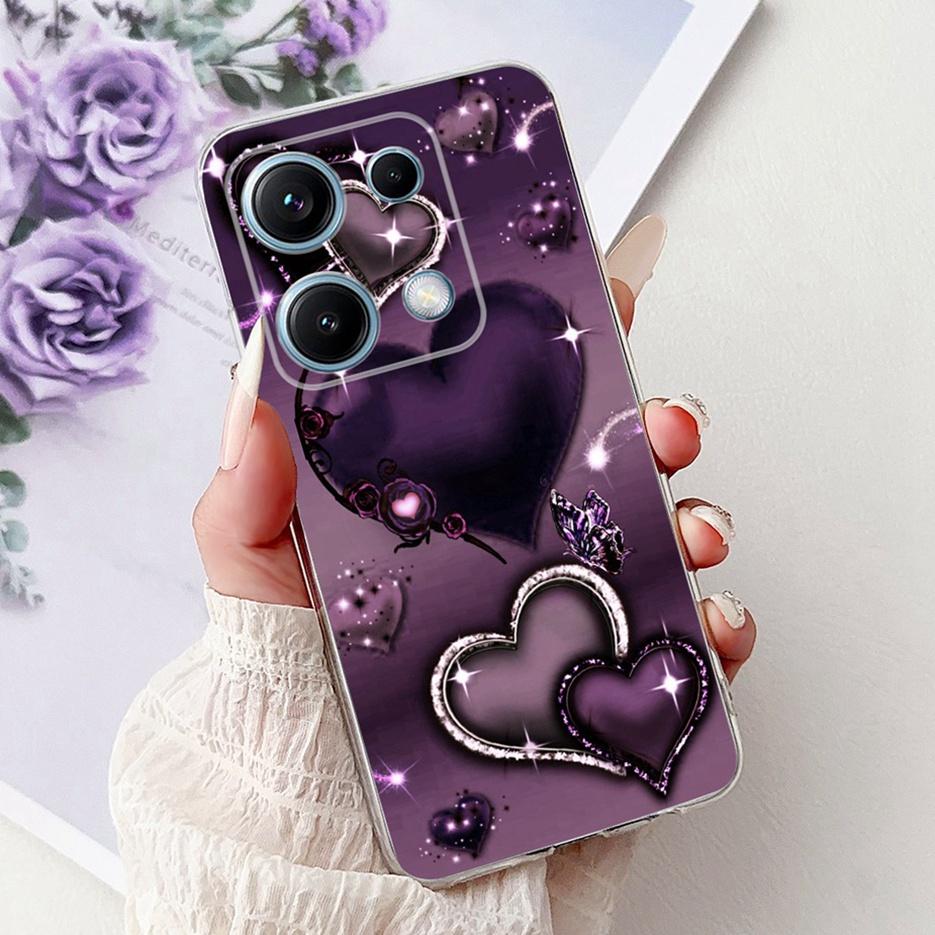For Xiaomi Redmi Note 14S Case Stylish Butterfly Painted Cover 6.67'' Soft Silicone Phone Case For Redmi Note 14S Note14S Bumper