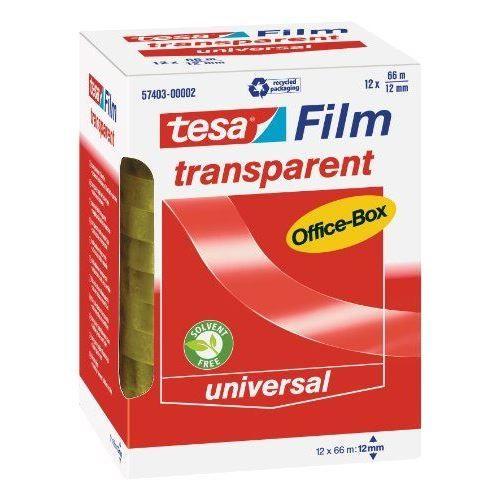 Rubans adhésifs - TESA - 57403-00002-00 - 66 m - 12 mm - Transparent
