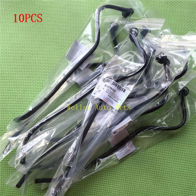 10pcs Thermostat Hose 55579102 Throttle Body Outlet Heater Pipe For Chevrolet 1.8L Sonic Cruze Vauxhall Astra ignia Mocha