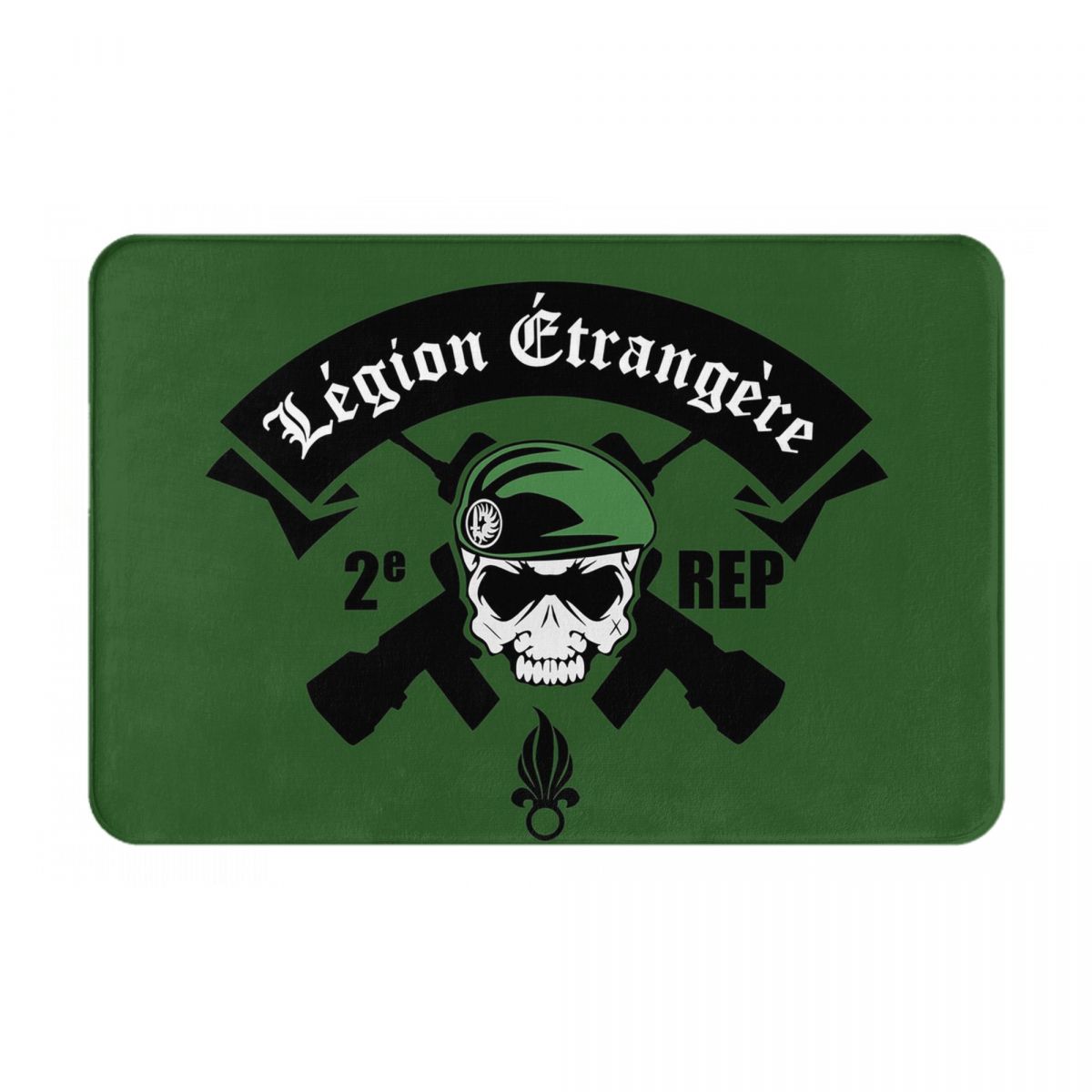 Legion Etrangere Foreign Legion France Military Anti-slip Doormat Floor Mat Carpet Rug for  Entrance Home Bedroom Footpad Mats 40cm x 60cm
