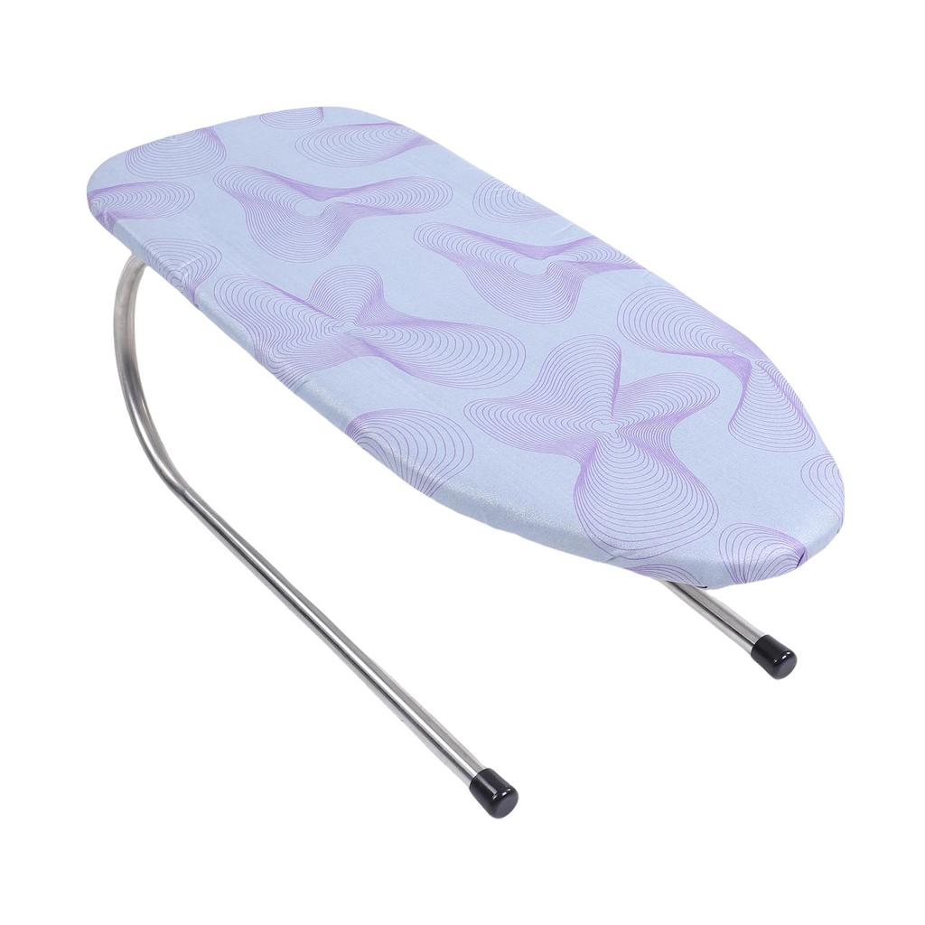 Folding Small Ironing Board with Cotton Cover Stainless Steel Heat Proof Portable Tabletop Ironing Board for Dorm RV