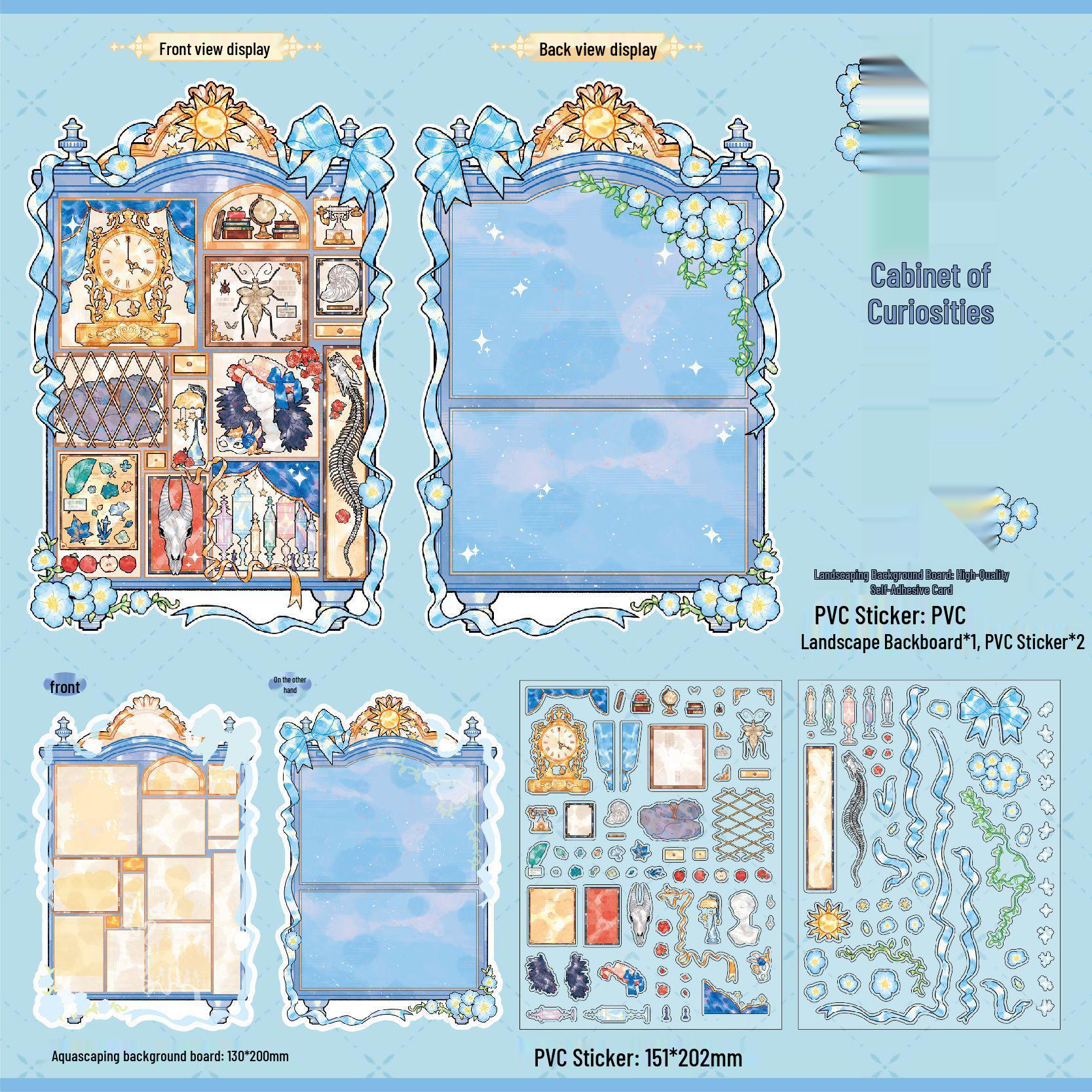 Мистер. Бумажные 3D-наклейки-диорамы: Коллекция Ретро-Штучек - Веселая Игрушка для Снятия Стресса и Ведения Дневника для Детей