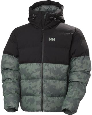 Winter Jacket Oslo Graphic Puffy-Jacket Green Black