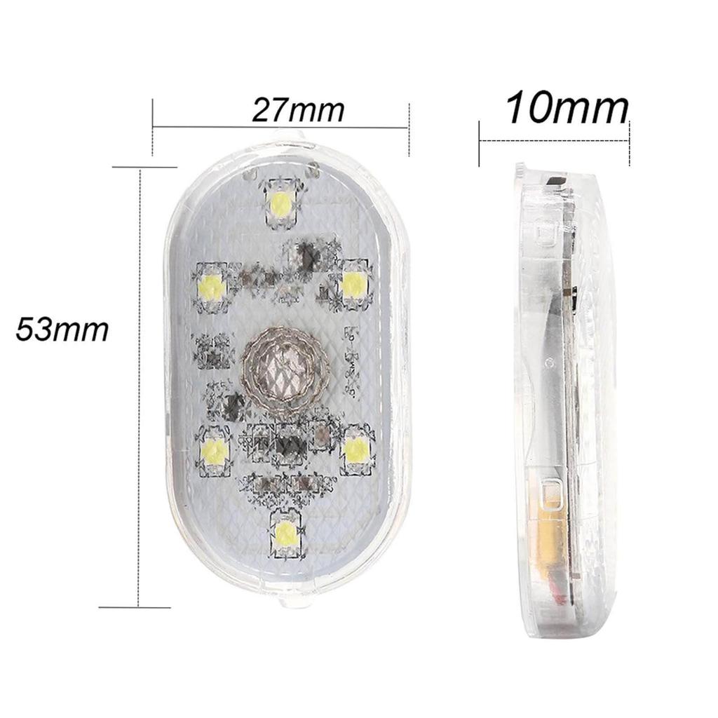 LED Room Lamp, Car Lighting, Touch Light, Set of 2, USB , Magnetic Car