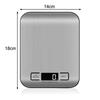 Digital Kitchen Scale Led Display Stainless Steel Panel Electronic Scales Home Jewelry Food Snacks Weighing Baking Tools