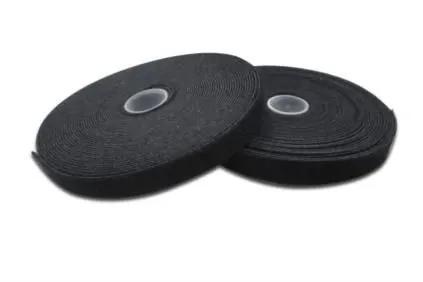 Taśma rzepowa DIGITUS 10m/15mm (rolka) czarna