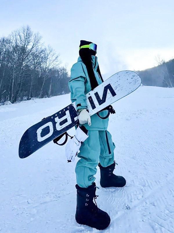 Northeast -40° Cold-Proof Ski Suit: Men's Waterproof Cotton Mountaineering & Skiing Two-Piece Set