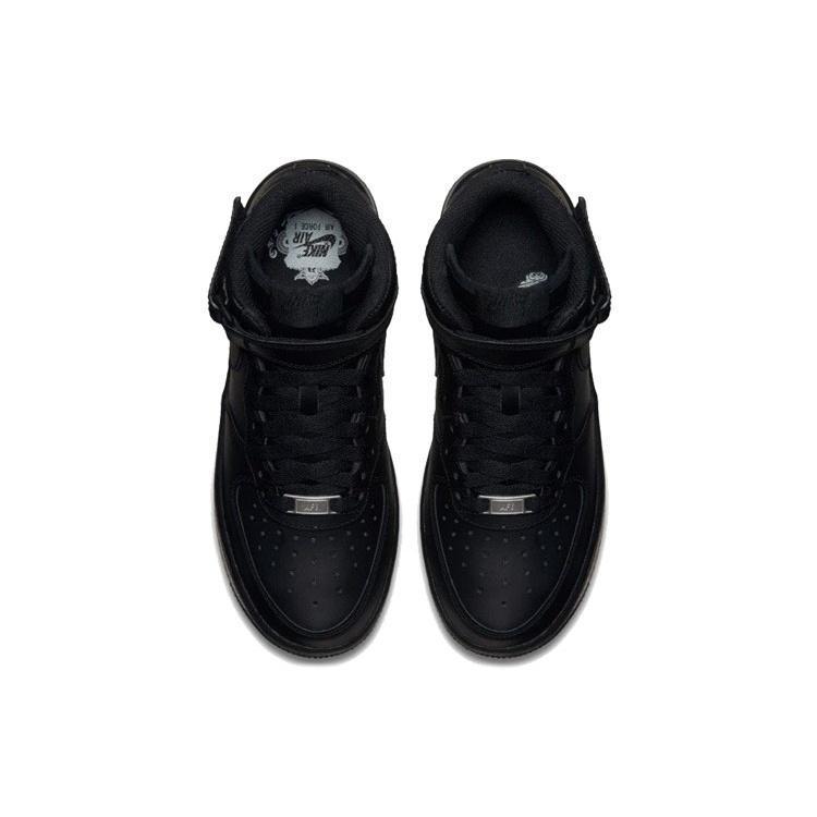 (GS) Nike Air Force 1 Mid 'Black' Kids' 314195-004