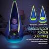 Indoor/Outdoor Sensorik-Schaukel-Hängemattenstuhl mit aufblasbarem Kissen und LED-beleuchtetem Sitz-Pod, ideal zum Lesen und Entspannen für Kinder