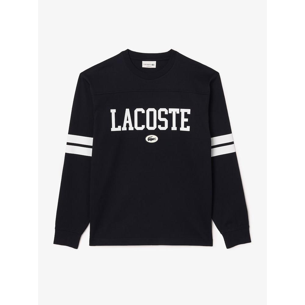 Lacoste Pánské LeTTering Tipping MaTch Tričko s dlouhým rukávem Th7609 54g G45 q2nTh7609 54gG45
