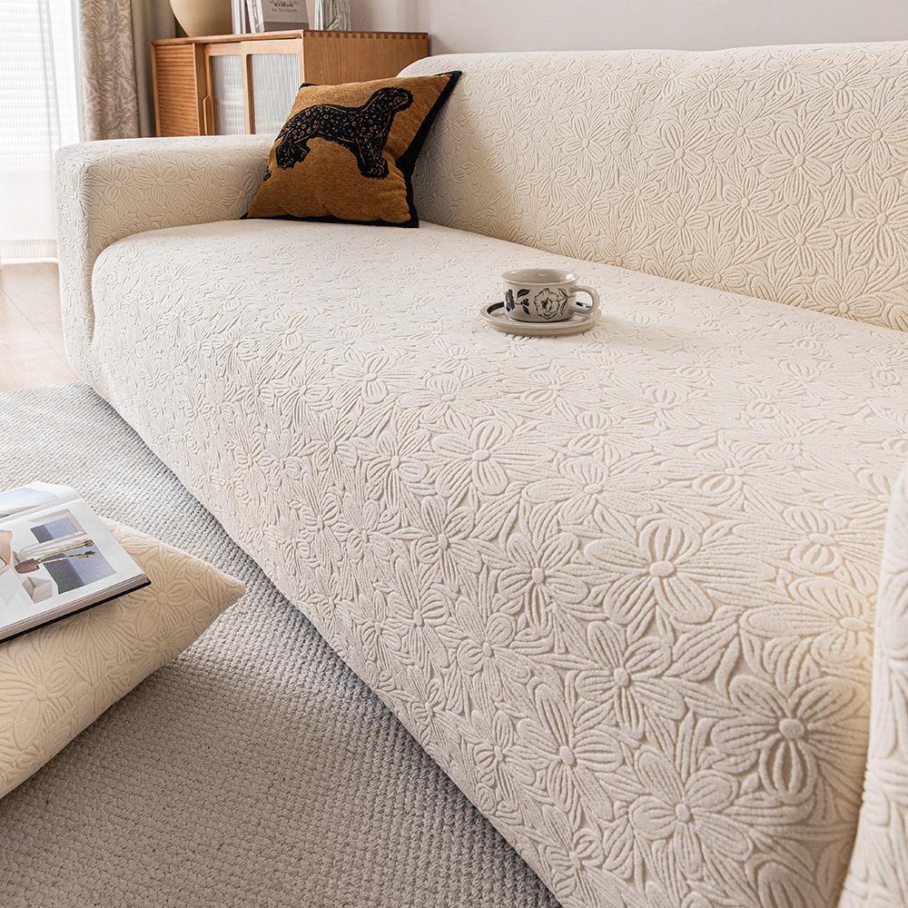 All Season Universal Lazy Sofa Cover Summer New Straight Sofa Cover Anti Cat Scratch Elastic Universal Sofa Protection Cover